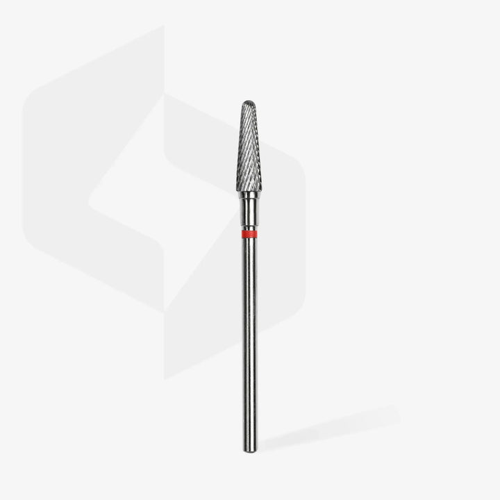 Fresa Staleks de carburo "Frustum" ROJA diámetro 4 mm