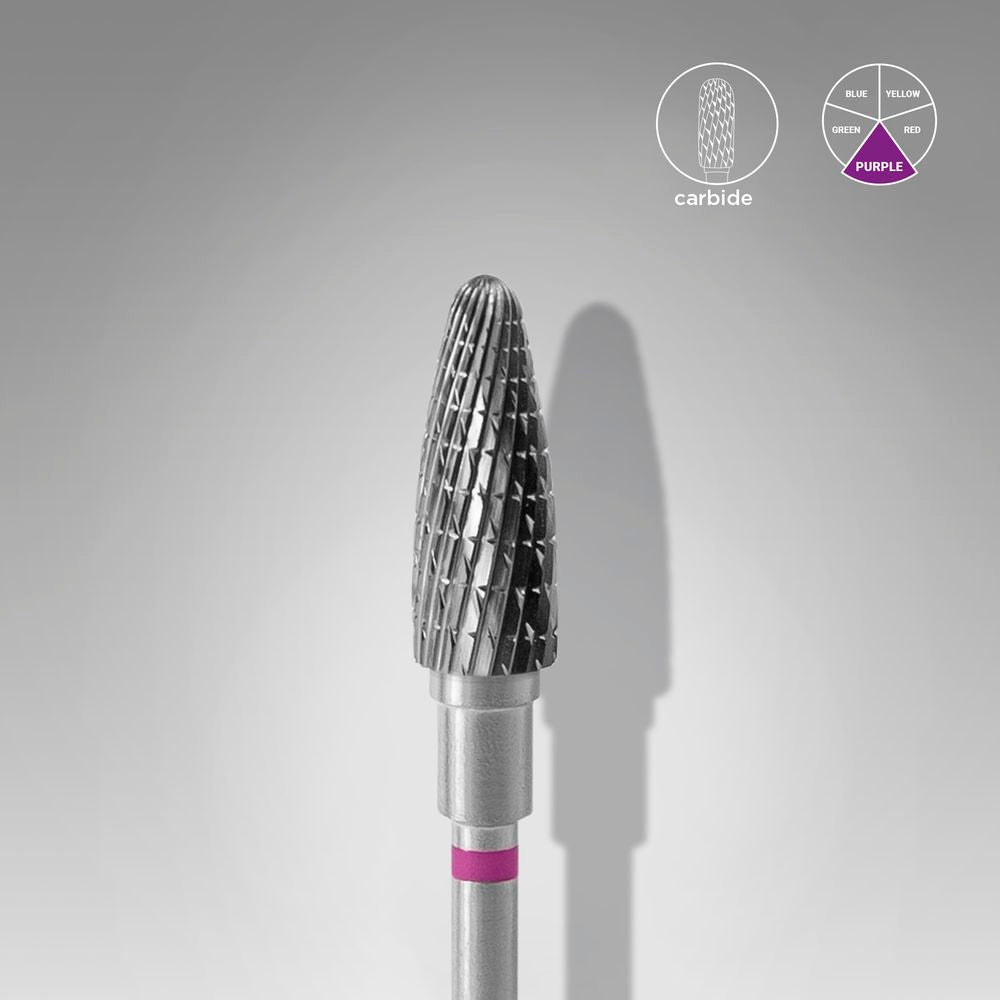 Fresa Staleks de carburo "maíz" Morada diámetro 6 mm