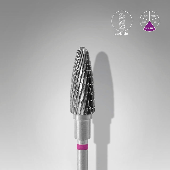 Fresa Staleks de carburo "maíz" Morada diámetro 6 mm