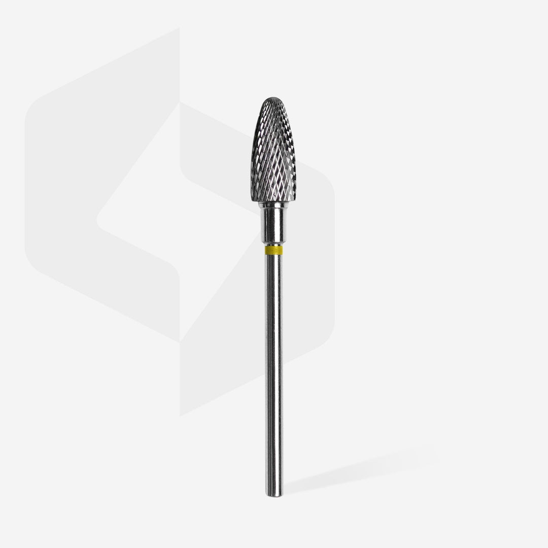Fresa Staleks de carburo, amarillo "maíz", diámetro 6 mm / pieza de trabajo 14 mm