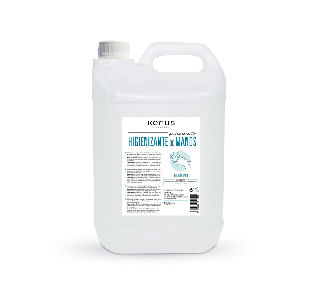 Gel Hidroalcohólico kefus de Manos 5000 ml