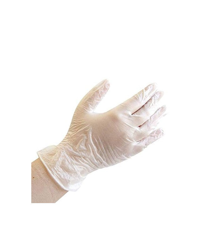 Guantes VINILO SIN POLVO TRANSPARENTES 100 unds