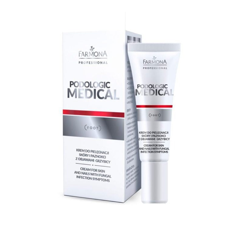 Crema para piel y uñas con síntomas de infección por hongos 15 ml Farmona Podologic Medical