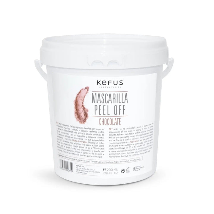 Mascarilla Peel Off Alginato Chocolate Kefus
