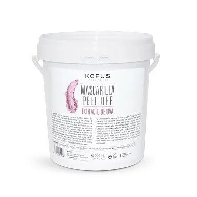 Mascarilla Peel Off Alginato Extracto de UVA Kefus
