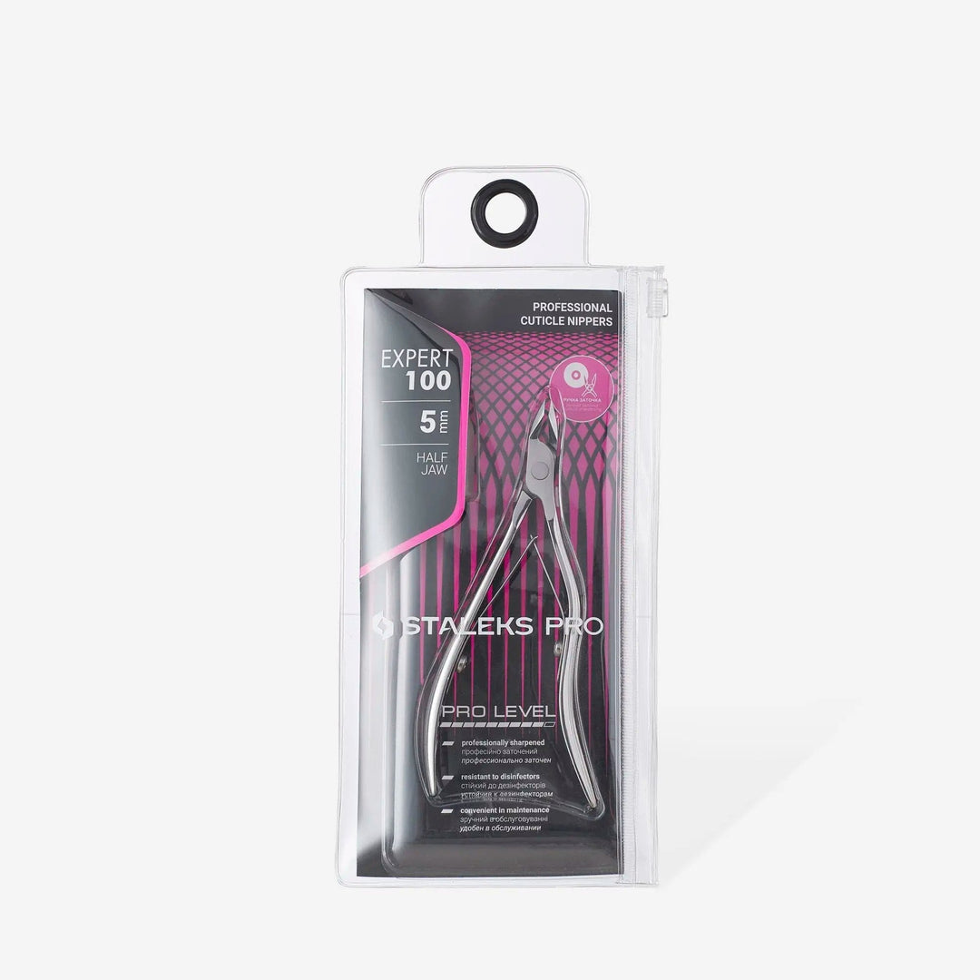 Alicate profesional para cutículas Staleks Pro Expert 100
