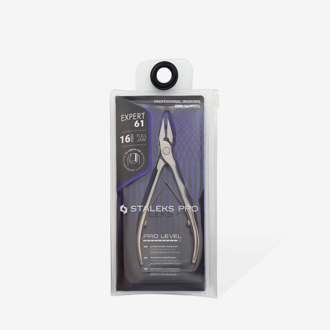 Alicate profesional para uñas encarnadas Staleks Pro Expert 61