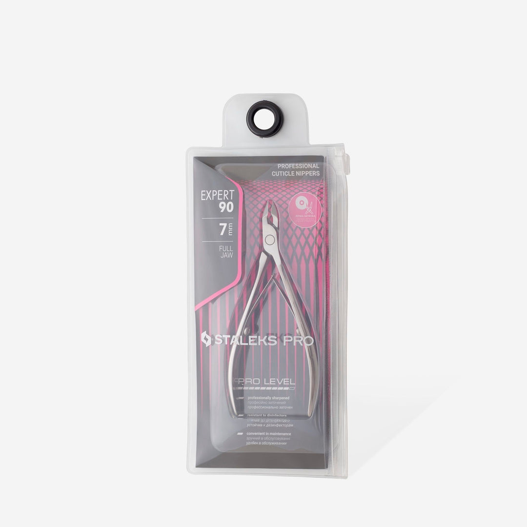 Alicate profesional para cutículas Staleks Pro Expert 90