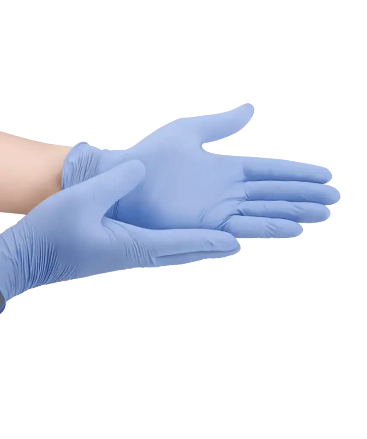 GUANTES M SOFT BLUE AZUL NITRILO SIN POLVO - 100unds