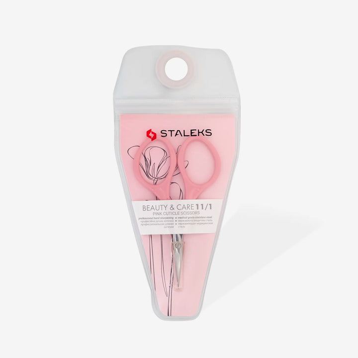 Tijera Rosa para cutículas Staleks Beauty & Care 11 Tipo 1