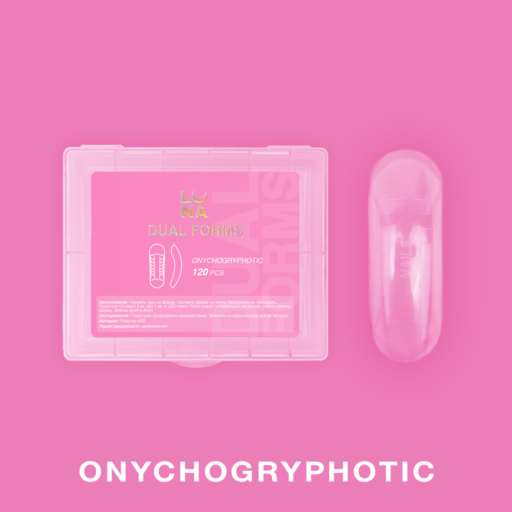 Dual NAil Forms Onychogryphotic LunaMoon 120 pcs