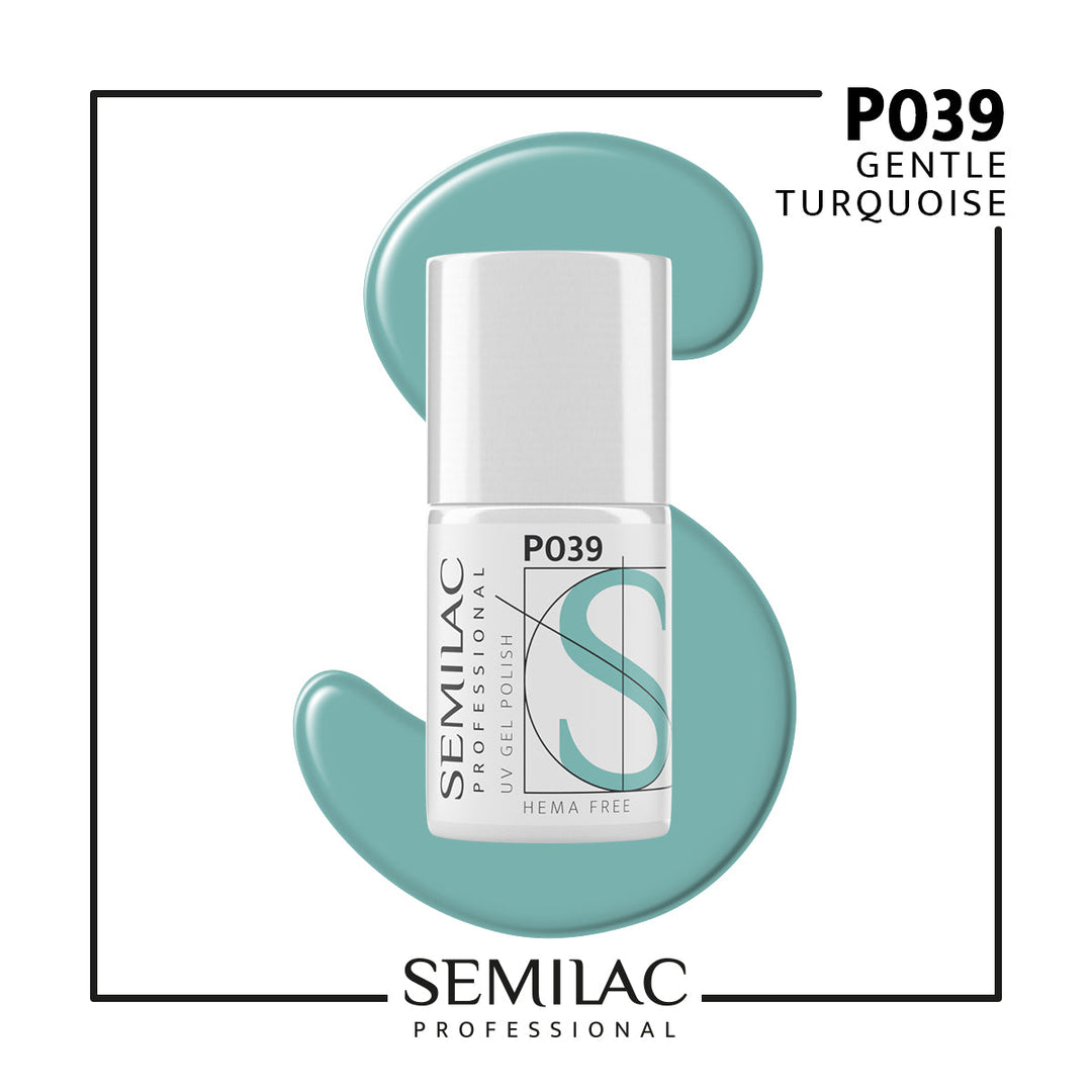 P039 Semilac Professional Gentle Turquoise 7ml