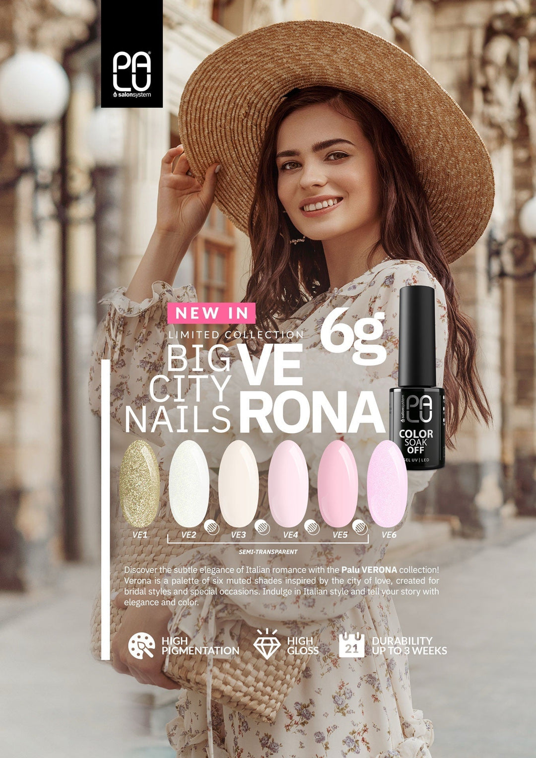 Palu Esmalte Semipermanente Verona VE6 6g