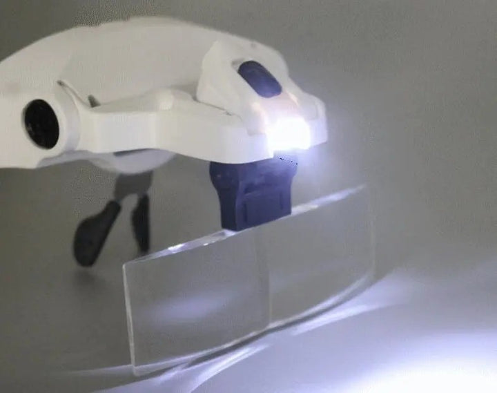 Gafas lupa led blancas