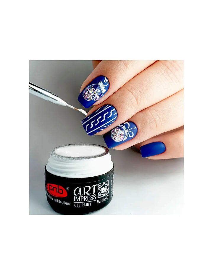 Gel Paint ART IMPRESS para decoración - 01 White 5ml
