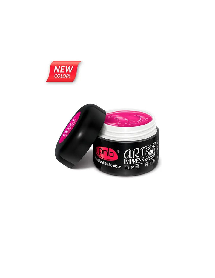 PNB Gel Paint ART IMPRESS para decoración - 06 Pink - 5ml
