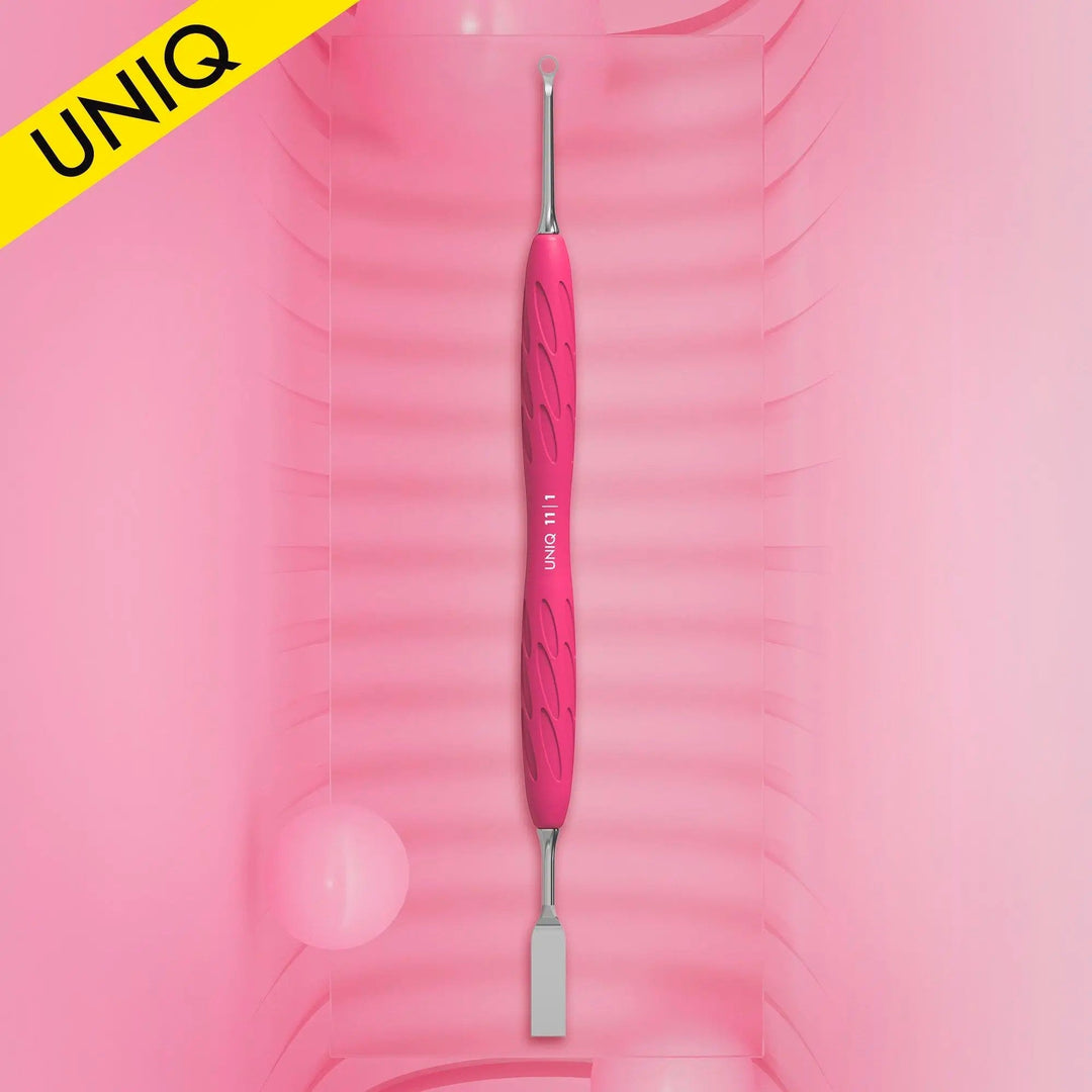 Empujador Staleks con mango de silicona UNIQ 11 TIPO 1