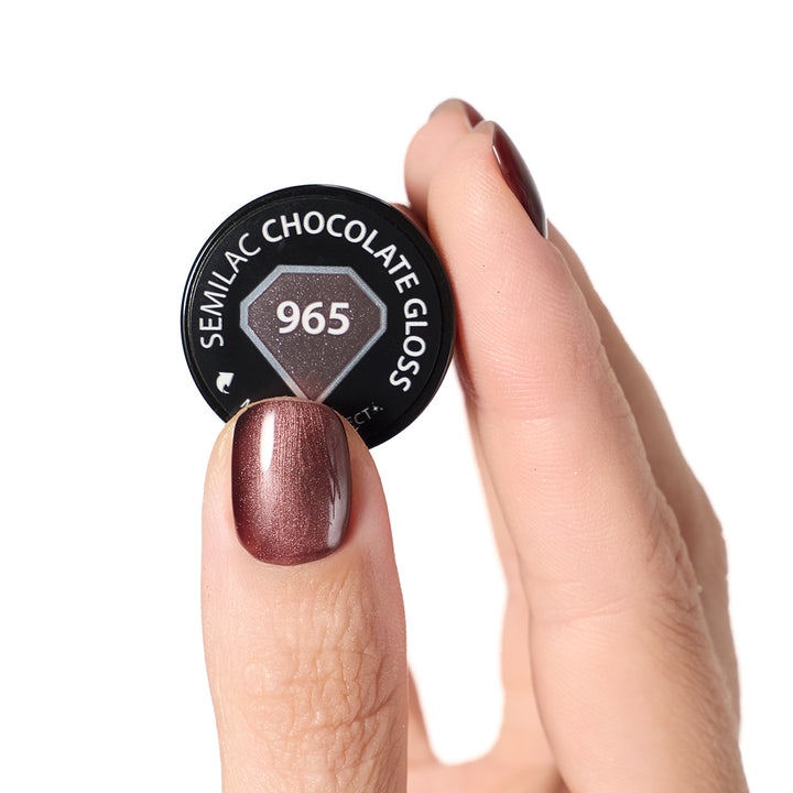 965 Semilac Chocolate Gloss 7ml