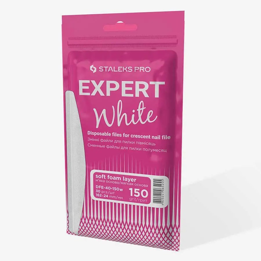 Recambio Limas Blancas media luna Acolchadas - 30 unds Staleks