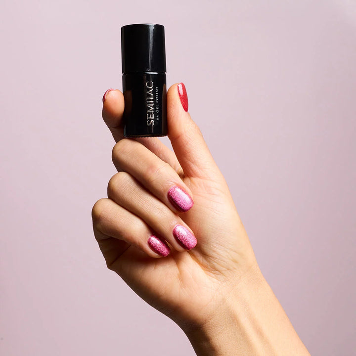 795 Semilac Magnetic Raspberry 7 ml