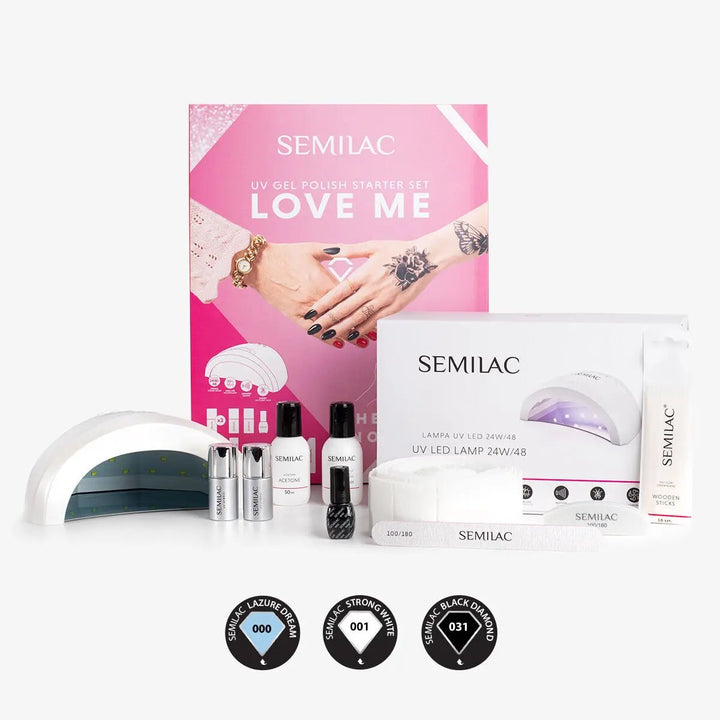 KIT Semilac Love Me UV/LED 48/24W