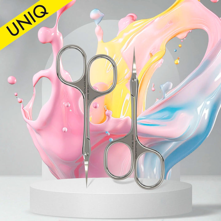Tijera profesional Cutícula UNIQ Asimétrica 30 TIPO 4