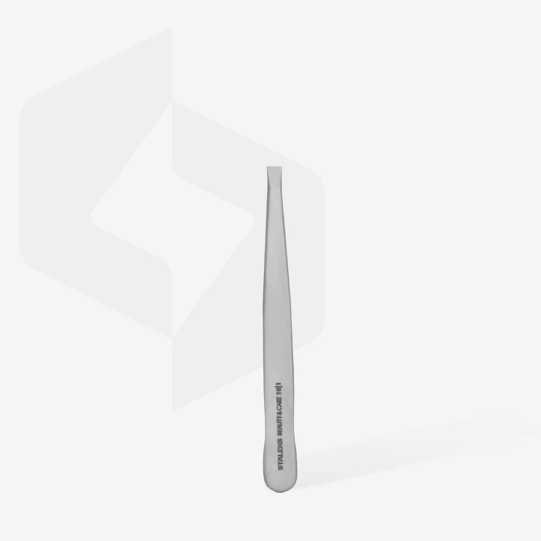 Pinza para cejas BEAUTY & CARE 10 TIPO 1 (ancha recta)