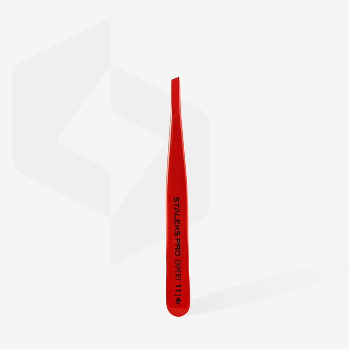 Pinza para cejas roja EXPERT 11/4r