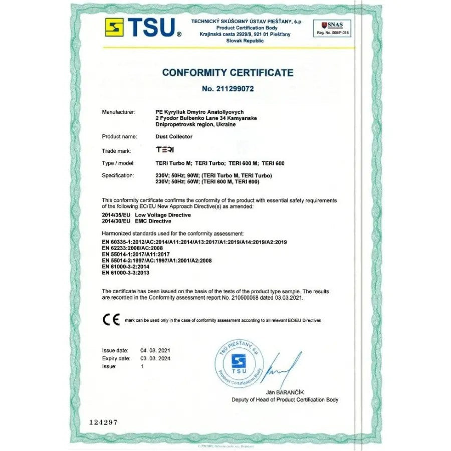 Aspirador sobremesa Teri Turbo M Black Silver 90w